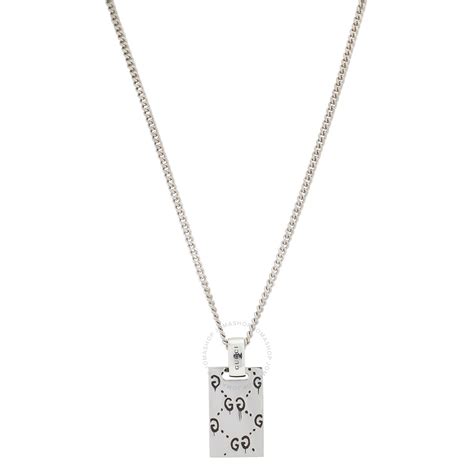 gucci 2 g logo ring pendant necklace|guccighost pendant necklace in silver.